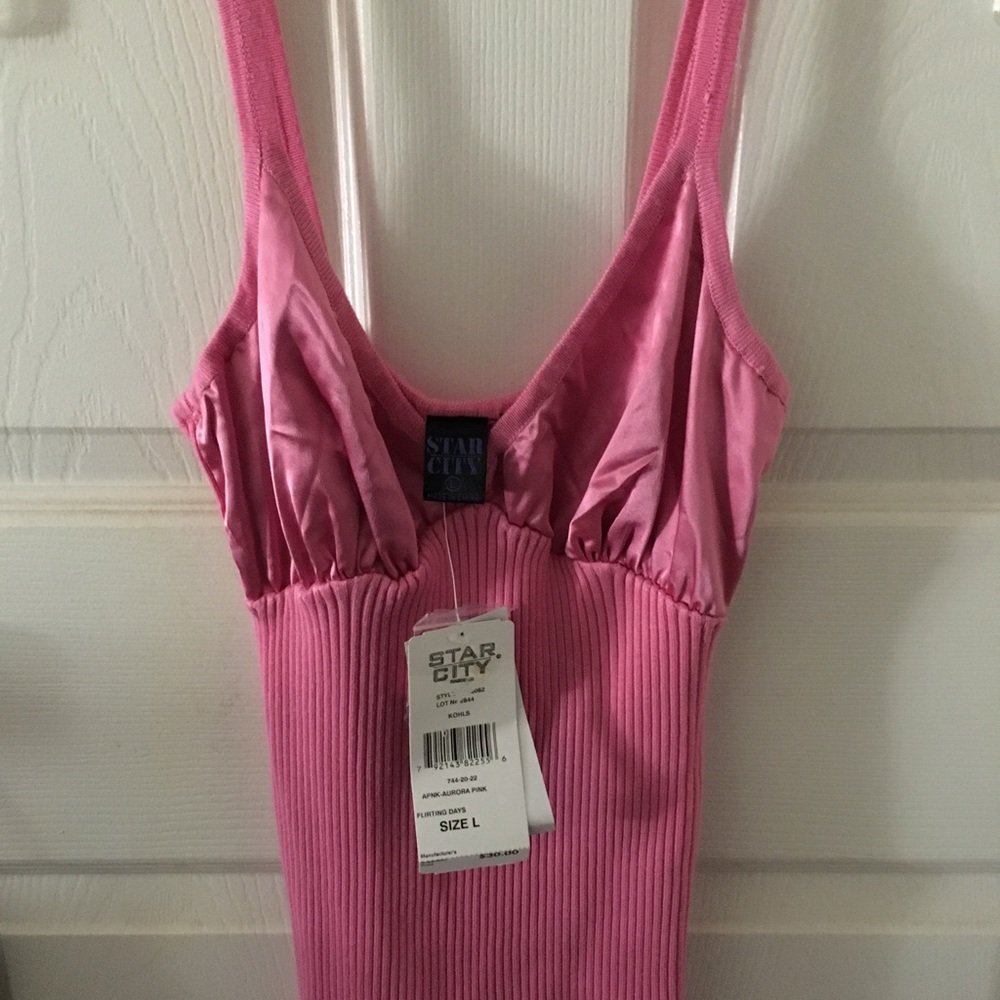 Ribbed Style Tank Top by Star City Sz. L